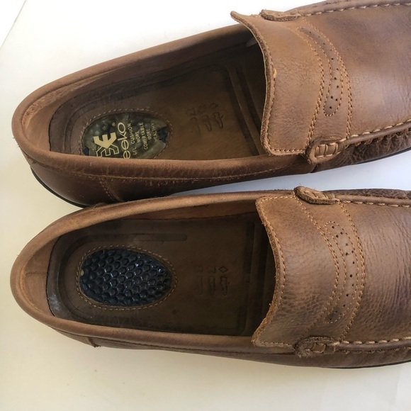 Esko Men’s Leather Slip On  Loafers Moccasin Size 11 main image 12